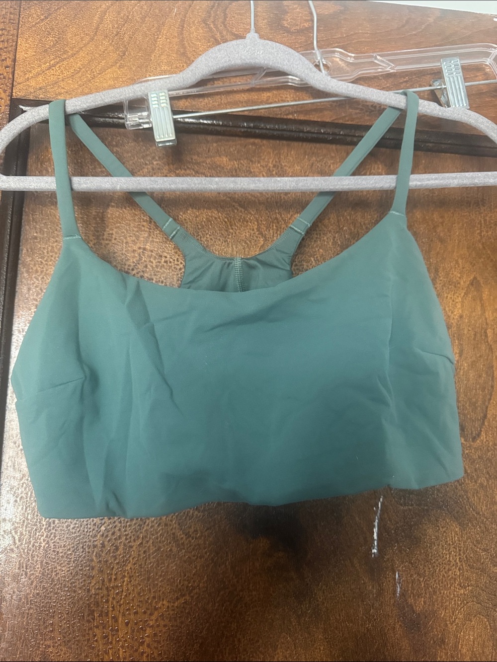 lululemon Forest Green Double-Strap Sports Bra